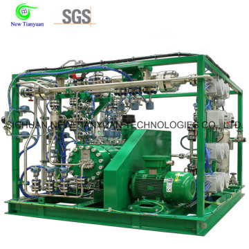 Compressor de diafragma de alta capacidade para gás industrial especial
